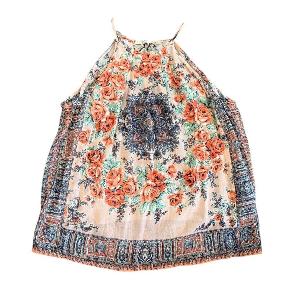 Joie Amarey Silk Halter Top in Garden Rose, Size XS​​